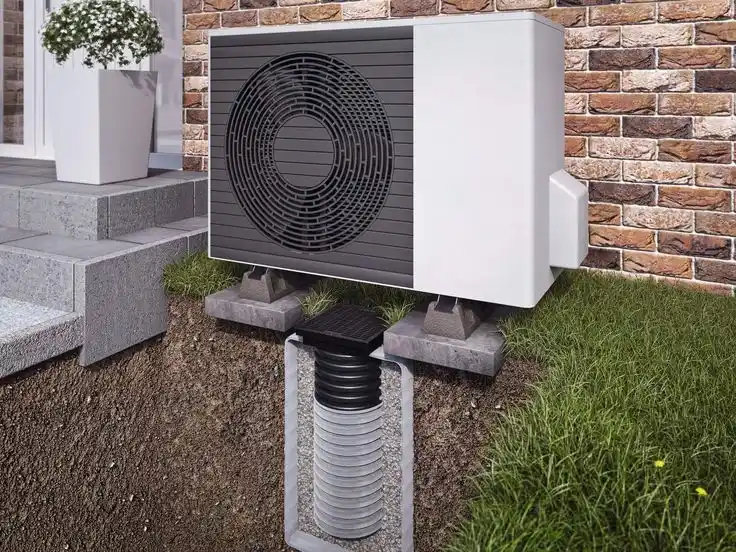 Indoor unit of an air source heat pump